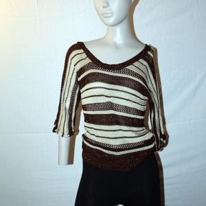 Stripped knitted sweater